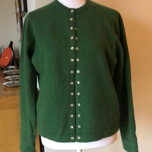 Agnes B cashmere cardigan like new.  Pearl snaps.